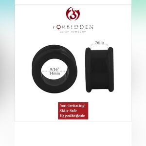 BRAND NEW Forbidden Jewelry Gauges size 9/16!